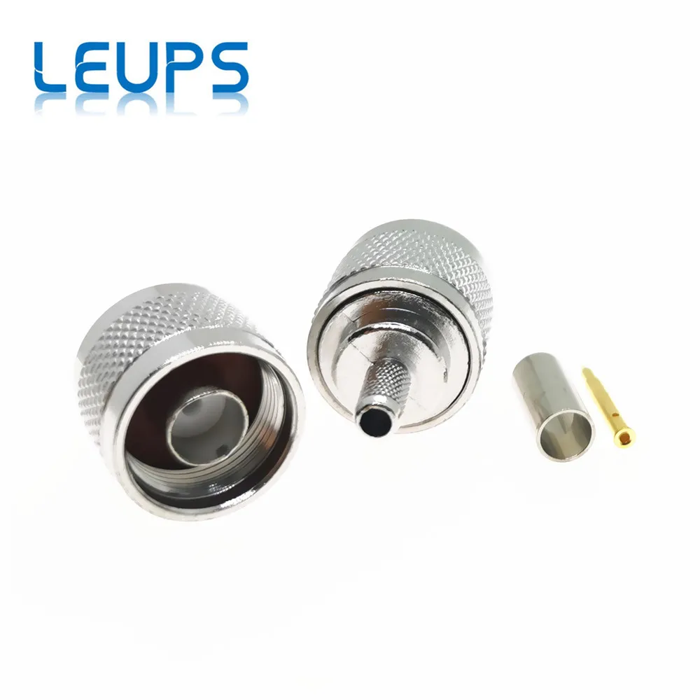 50 шт. N Штекерный обжимной соединитель RG58 RG142 RG223 LMR195|connector crimp|connector nconnector plug |