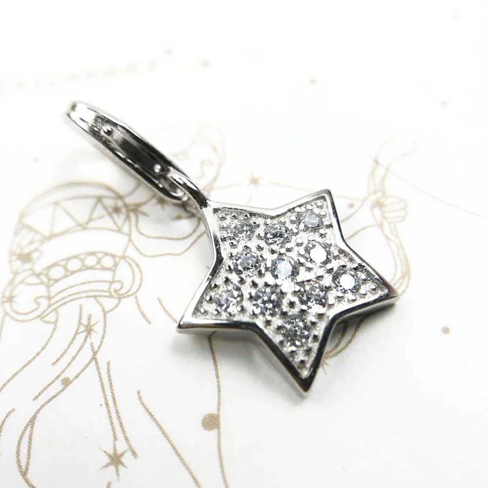 Подвеска звезда для мужчин и женщин подвеска из серебра 2020 пробы браслета весна