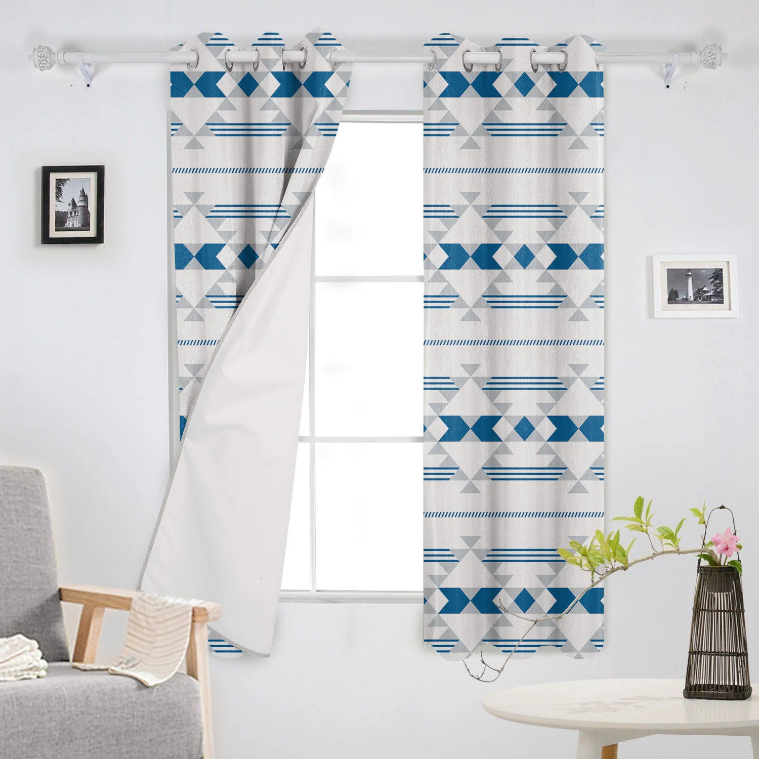 Минималистичный дизайн традиционные богемные оконные шторы для гостиной