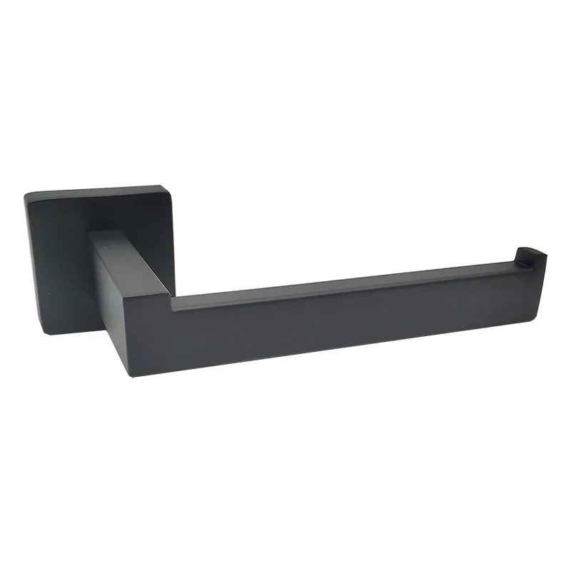 Набор аксессуаров для ванной комнаты черный крючок халата вешалка полотенец