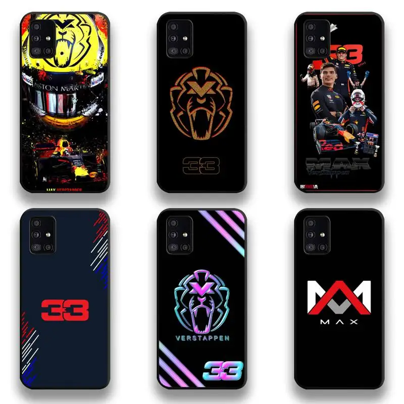 Макс F1 Racer 33 номер чехол для телефона Samsung Galaxy A52 A21S A02S A12 A31 A81 A10 A20E A30 A40 A50 A70 A80 A71 A51
