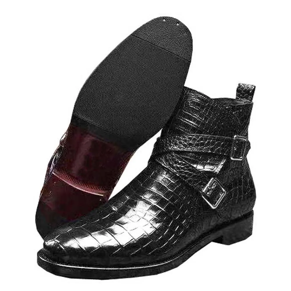 

ourui new men boots male crocodile boots crocodile leather skin crocodile belly skin boots foir man