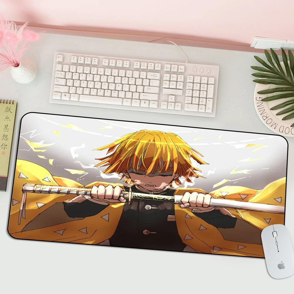 

Best Seller Agatsuma Zenitsu Desk Cover Accessory Office Work Anime Mousepad Demon Slayer XXL Mat Gaming Mouse Mat Desk Mat