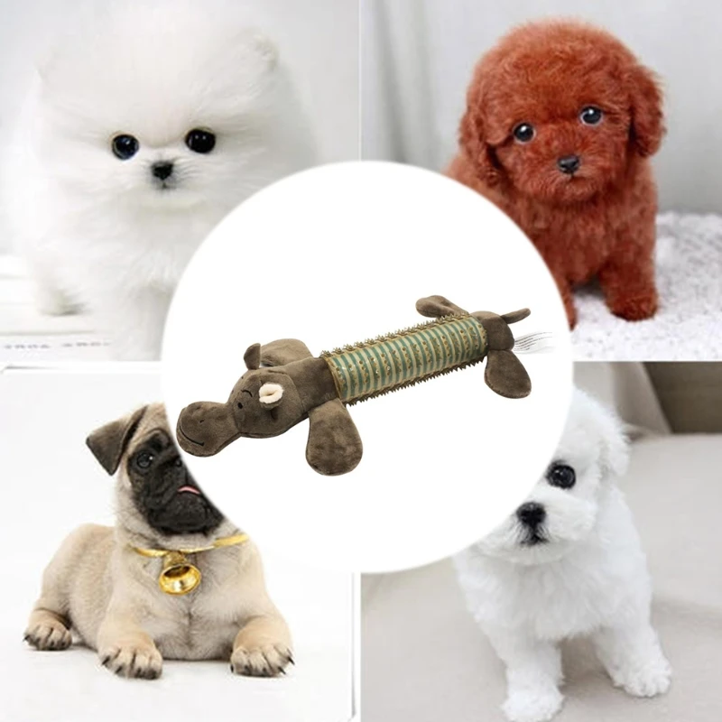 Игрушечная собака-пазл плюшевая собака жевательные Игрушки для маленьких и