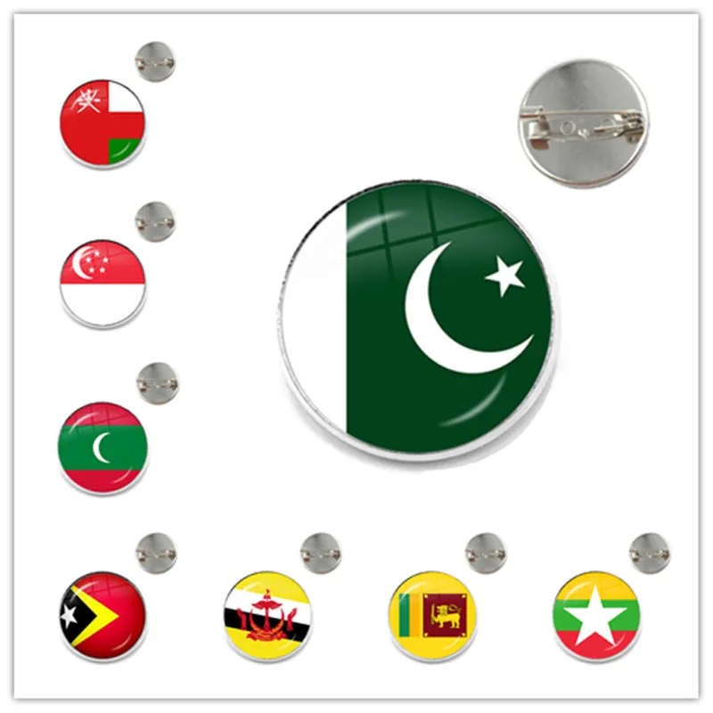 Пакистан Бруней Восточный Тимор Мьянма Шри-Ланка Мальдивы 20/25 мм стеклянный