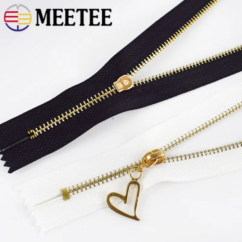 Meetee 20 штук 20/30 см 3 # металлическая молния сплав Автоматическая блокировка близкий