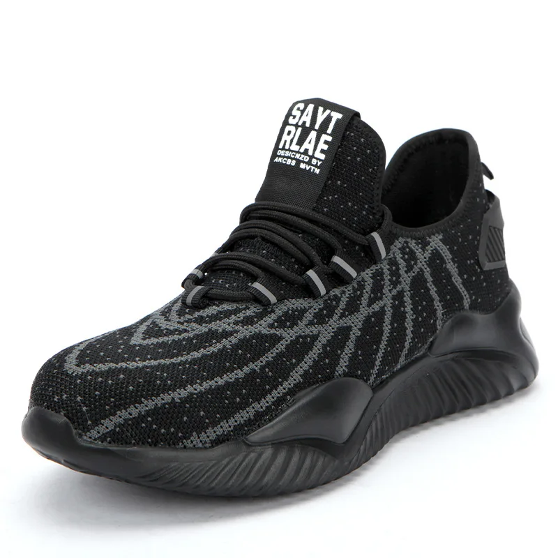 X03 дышащая защитная обувь мужские рабочие ботинки стальной носок проколостойкая