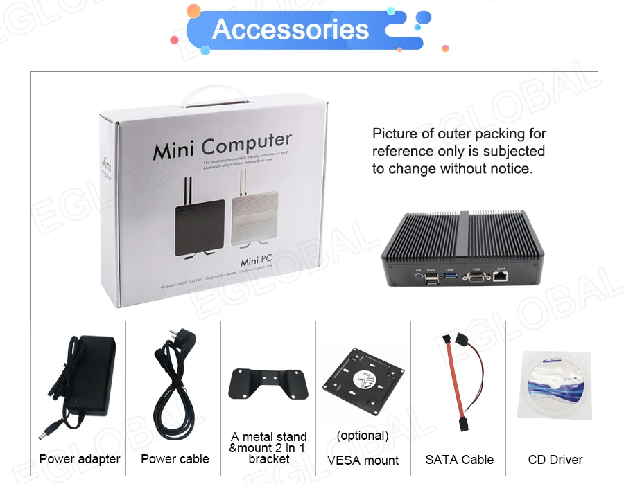 Процессор EGlobal fanless Pfsense, мини-ПК Linux J1900 4 ядра Nano Itx 4* Intel WGI211AT Gigabit RJ45 сетевой брандмауэр маршрутизатор сервер безопасности