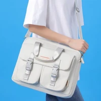 laptop sling shoulder bag shockproof 13 13 3 14 15 15 6 inch notebook handbag for mac pro16 air dell xiaomi samsung asus lenovo