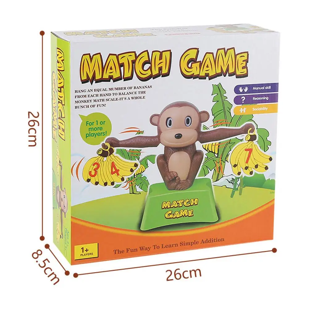 Головоломки развивающие игрушки обезьяна с балансом весы матч Для детей номер