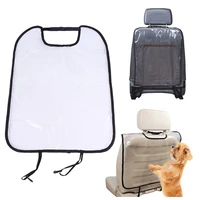 transparent car sear cover for animal dog carrier vehicle anti dirt mat rear safety travel car puppy velcro tape dog accessories