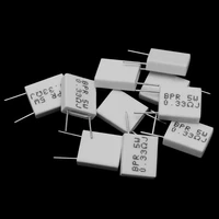 10 pcs 0 33r 5 w 5 cement resistor 0 33r 0 33ohm non inductive resistor bpr56 e56b