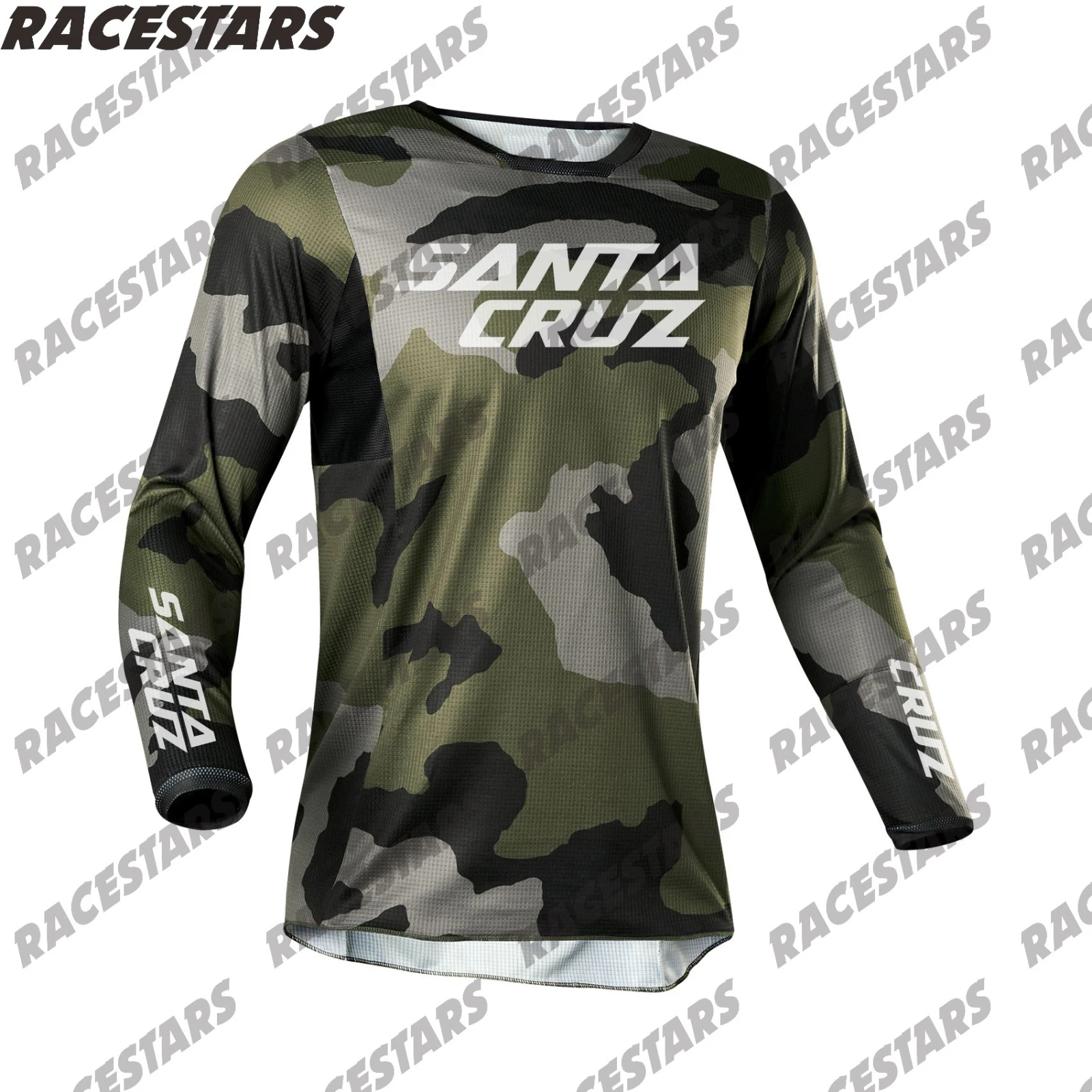 

SANTA CRUZ Motocross Jersey Downhill Jersey Mallot Ciclismo Hombre Long Sleeve Cycling Jersey Men's Clothing MTB Jersey Bike MX