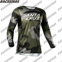 santa cruz motocross jersey downhill jersey mallot ciclismo hombre long sleeve cycling jersey mens clothing mtb jersey bike mx