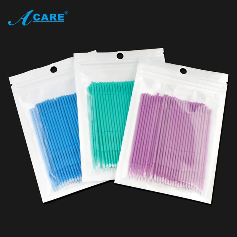 

ACARE 50PCS Disposable MicroBrush Eyelashes Extension Individual Lash Removing Swab Micro Brush For Eyelash Extension Tool