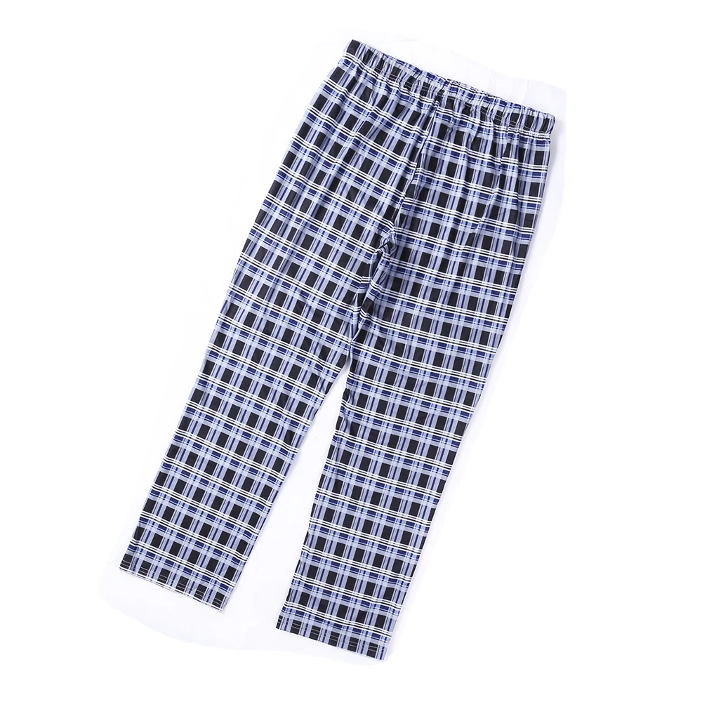 Size M-2XL Casual Loose Pants Trousers Men's Loose Sleep Bottoms Plaid Flannel Lounge/Pajama Pants plus size pajama pants