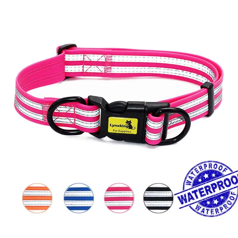 

Ошейник для собак, 3 м, светоотражающий, водонепроницаемый, 8 размеров