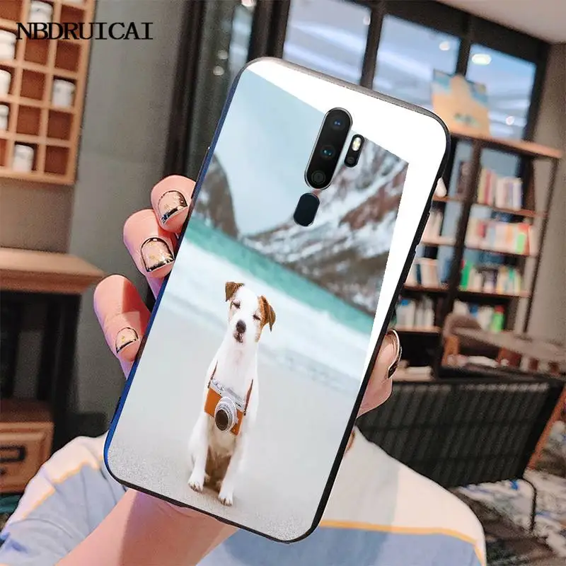 PENGHUWAN Джек Рассел терьер DIY чехол для телефона с рисунком в виде ракушки Oppo A5 A9 2020