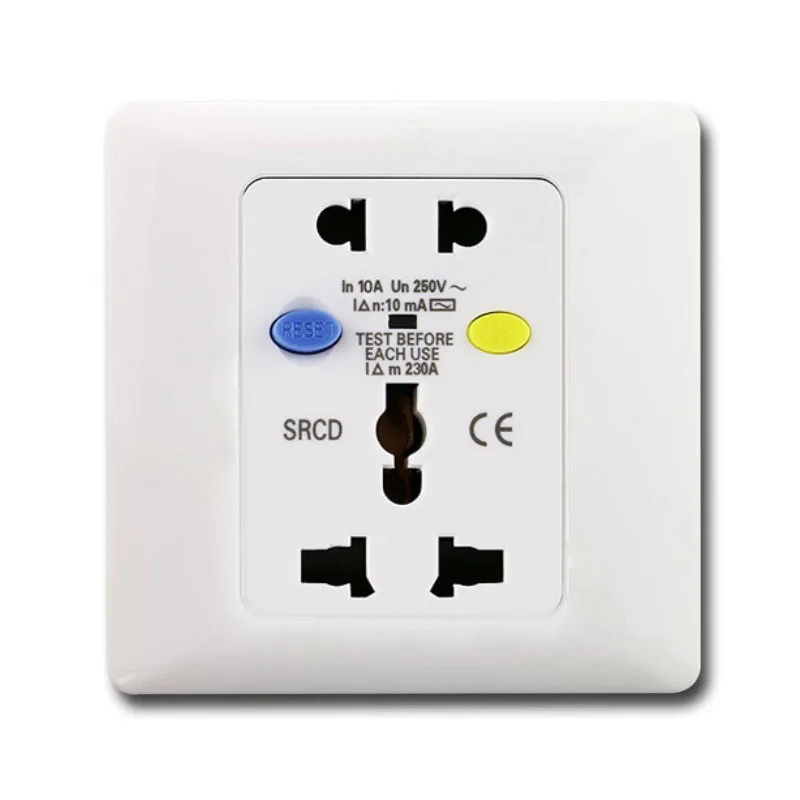 ЕС Великобритания США AU универсальная розетка защита от утечки заземления