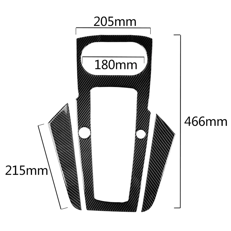 3 шт. аксессуары для салона автомобиля из углеродного волокна ручка переключения