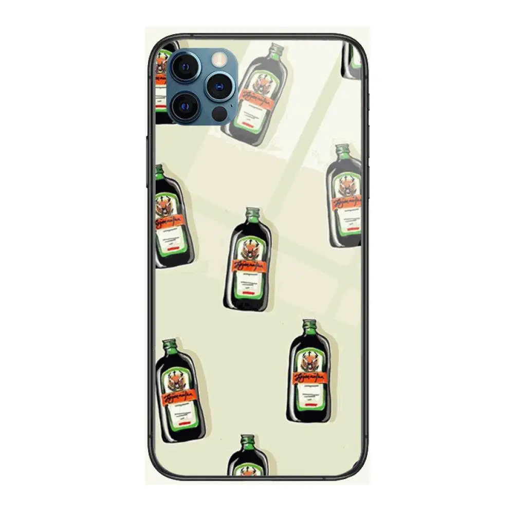 

Jagermeister logo style Style Phone Case cover For iphone 12 pro max 11 8 7 6 s XR PLUS X XS SE 2020 mini black cell shell