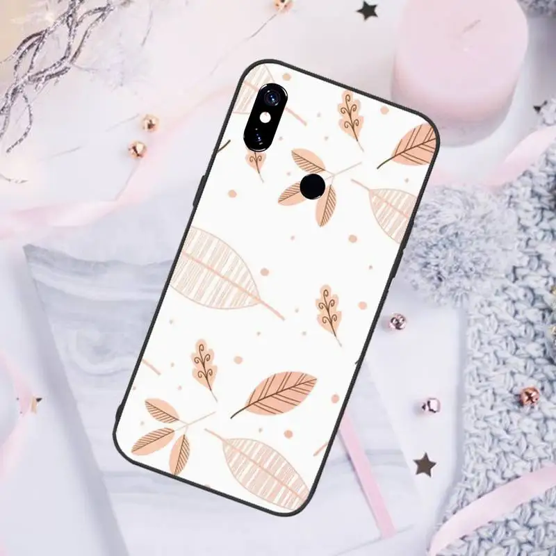 

Fashion Lavender Flower Matte Phone Case For Xiaomi Redmi note 7 8 9 pro 8T 9S Mi Note 10 Lite pro