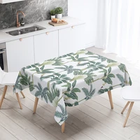 tablecloth waterproof polyester printed table cloth rectangular household table cover coffee table for living room