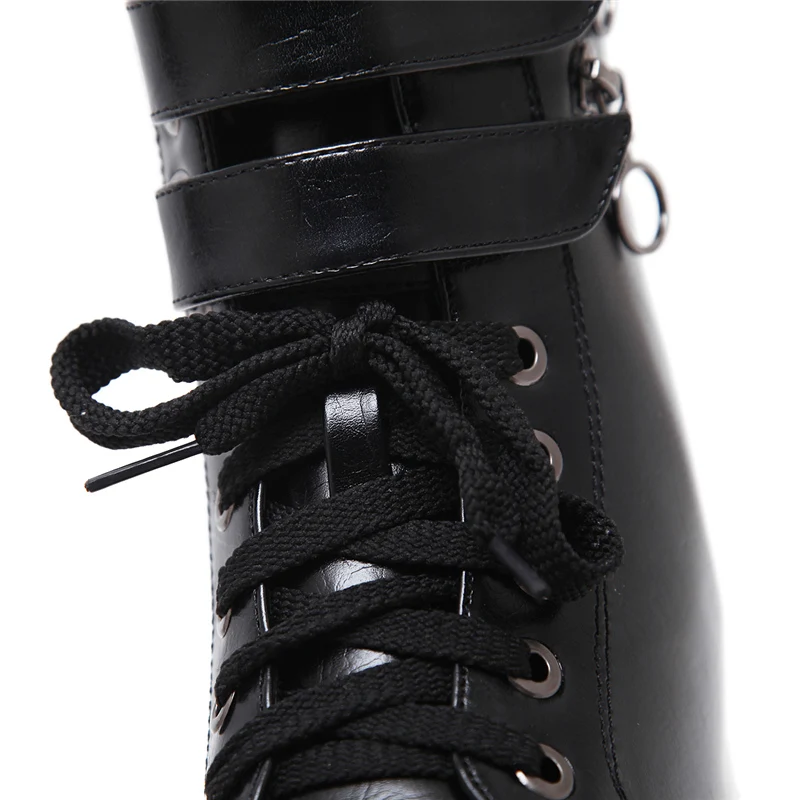 2019 Women Wedge 12cm High Heels luxury black sock help Boots Fetish Ankle Block Fall 5cm Platform Shoes Martin boots | Обувь