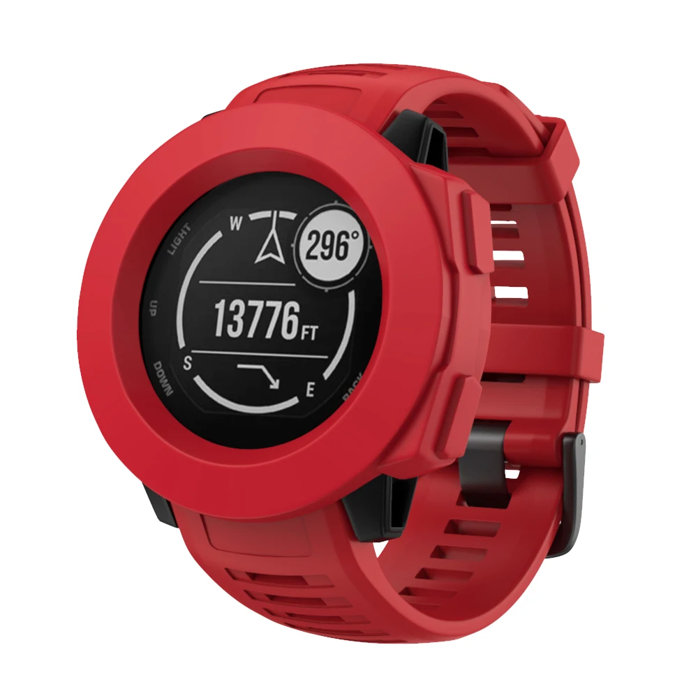 Мягкий Силиконовый протектор для часов чехол Garmin Instinct Watch Тонкий смарт