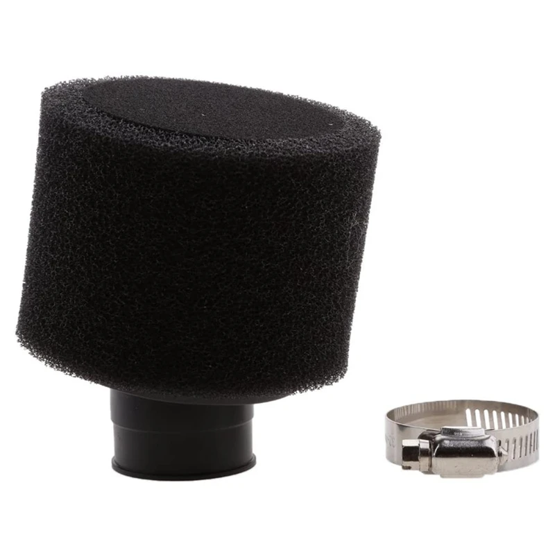 

ATV Black Angled Foam Air Filter Cleaner for Engine Carburetor Quad Pit Dirt Monkey Bike Motocross Motorcycle-Black