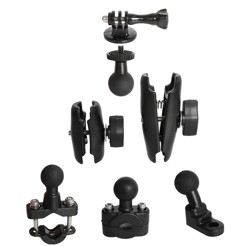 Крепление на руль мотоцикла заднего зеркала для Gopro 10 9 8 7 6 5 Yi SJCAM Sony EKEN DJI OSMO