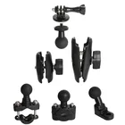 Крепление на руль заднего зеркала мотоцикла для Gopro 10 9 8 7 6 5 Yi SJCAM Sony EKEN DJI OSMO Action Sports держатель Ram