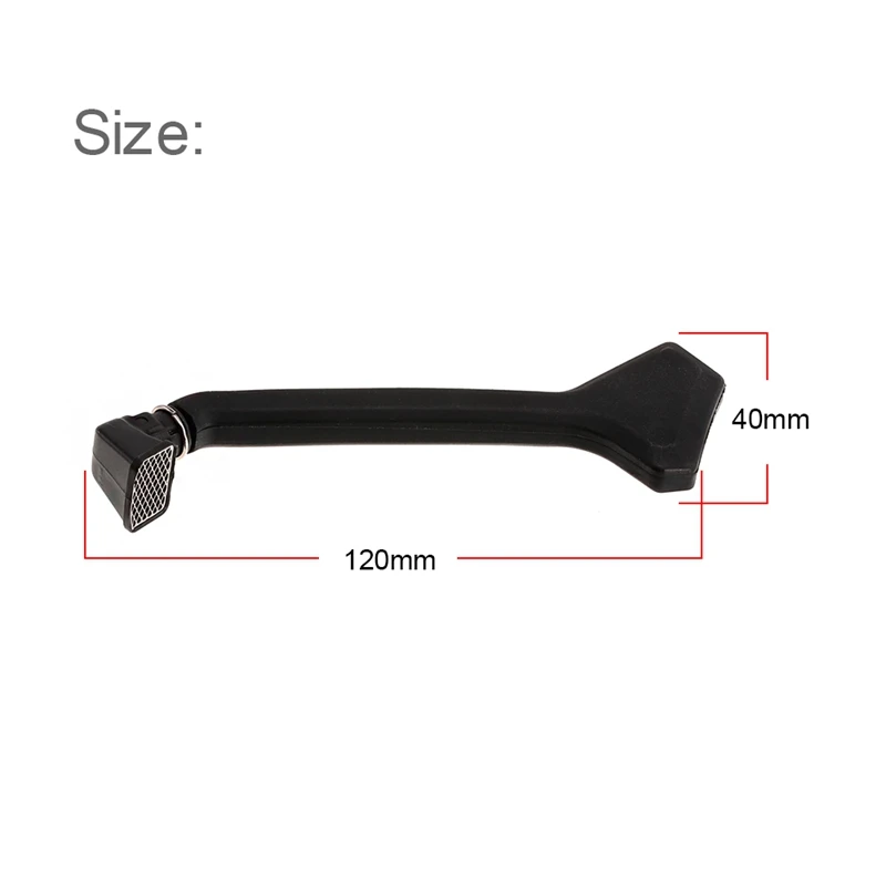 

RC Car 1:10 Scale Black Rubber Snorkel for Axial SCX10 II 90046 90047 Body Shell Parts