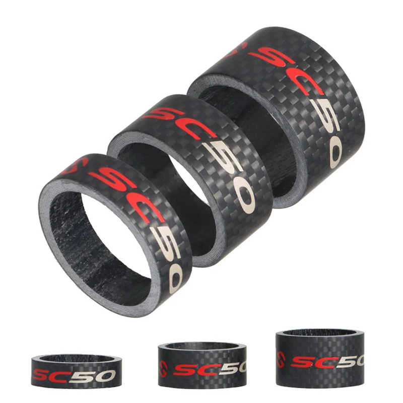 3 шт. Проставка из углеродного волокна для шайбы велосипеда 10/15/20 м|Велосипедная