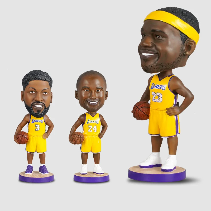

BYGLTY Basketball Stars 20.5cm Cute Action Figures Basketball PVC Club Player Toys For Boys Girls Souvenir Fans Birthday Gift