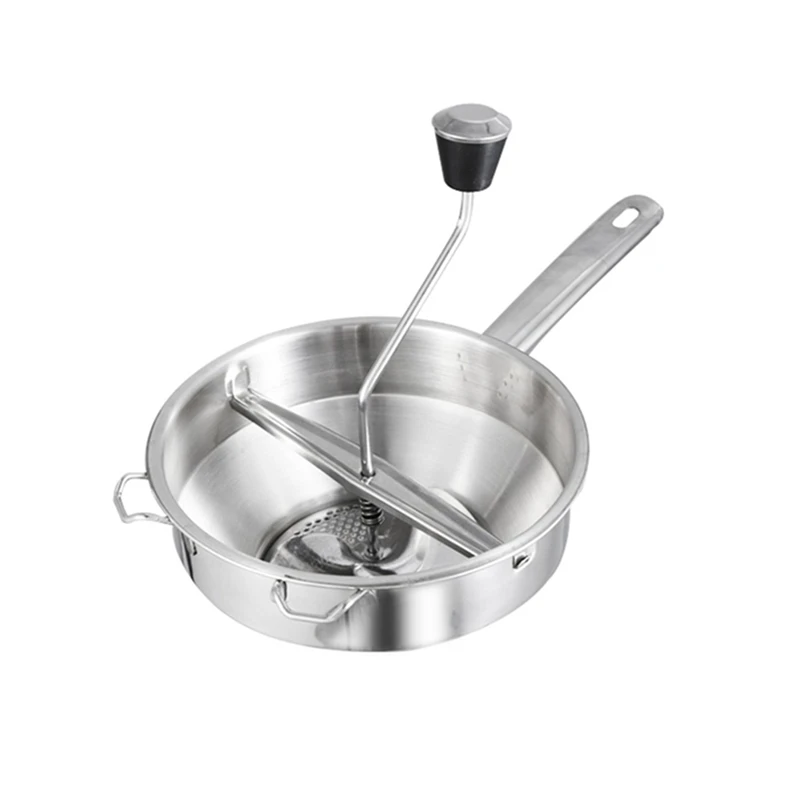 

Stainless Steel Vegetable Fruits Puree Pressing Tool Potato Masher Pumpkin Grinder Food Mashing Kitchen Accessories