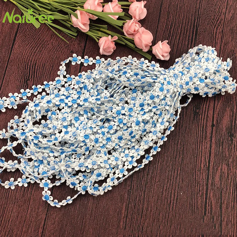 1 5 см ширина вышитые двором кружева цветок цветные пять лепестков