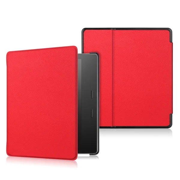 Красный Полностью чехол Kindle Oasis Slimshell легкий защитный чехол для 7 дюймов Amazon Kindle Oasis Release 9th 10th Gen - Цвет: Красный