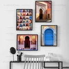 Настенные плакаты с изображением современного искусства, античные ворота, Марокко, холст, художественные картины, напечатанные для гостиной, ванной комнаты, домашнего декора