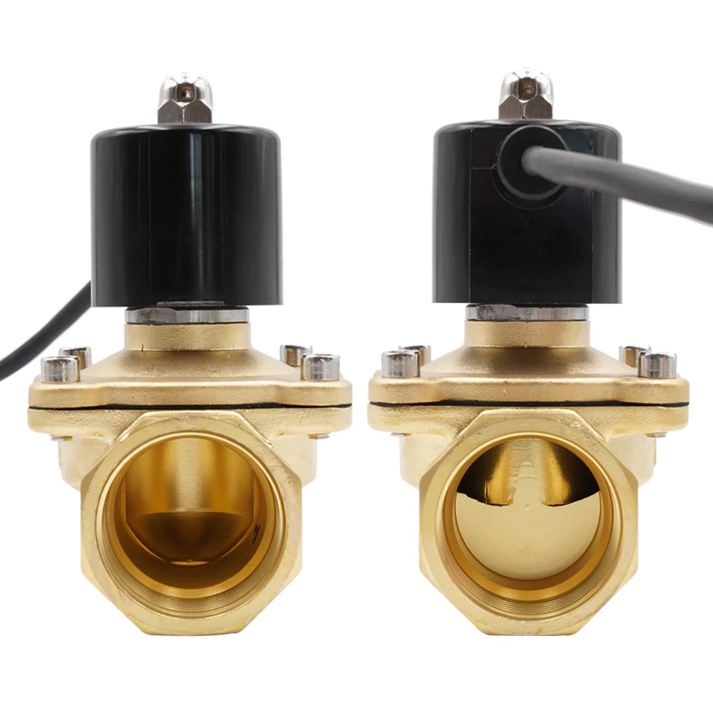 Нормально закрытый электромагнитный клапан для фонтана проточной воды G3/8 до G2 220