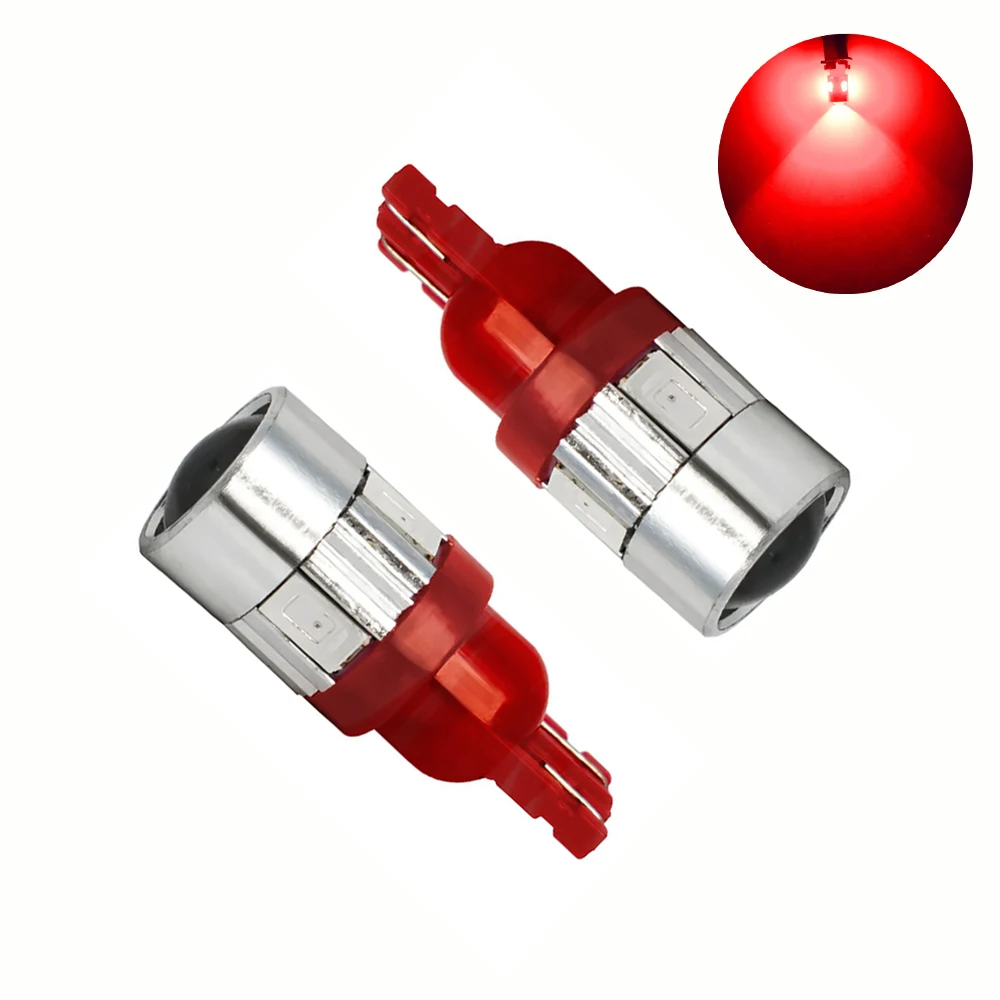 T10 W5W 168 194 5630 6SMD светодиодный автомобильный прожектор с линзой автомобильная