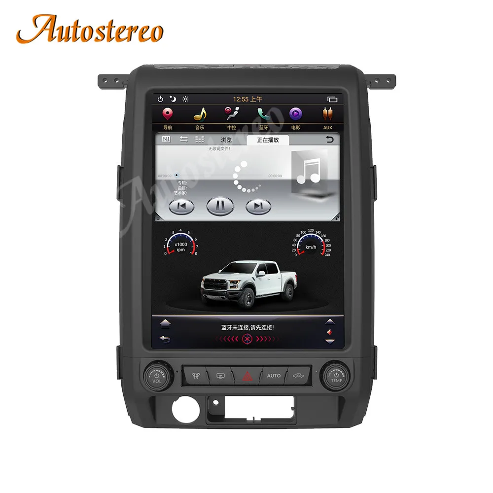 Tesla Style Android9.0 PX6 вертикальный экран Автомобильный GPS навигатор для Ford F150 2009 2012