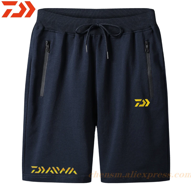 

2021 Новый Daiwa брюки мужские рыболовные шорты летние Термальность однотонные с несколькими карманами повседневные брюки спортивные свободны...