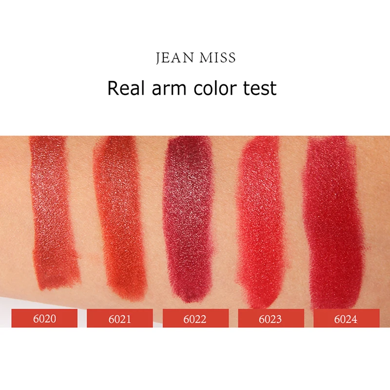 Deep Red Series Sexy Lipstick Long Lasting Pigments Lip Makeup Moisturizing Non-stick Maquiagem N |