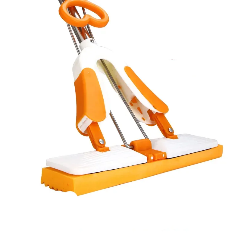 

Sponge Mop 33cm Large Half-fold Flat Mop Sponge Squeeze Water Glue Cotton Mop Water Absorbent Mop Home Cleaning Mop Bucket