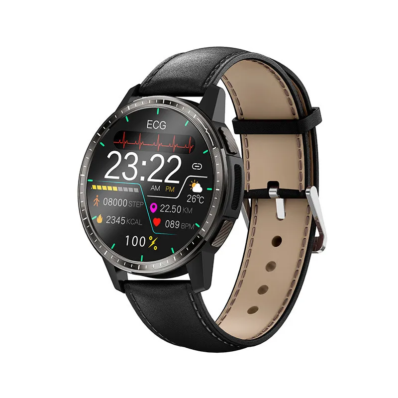 

Смарт-часы H9 с пульсометром, тонометром, кислородом, ЭКГ + ППГ