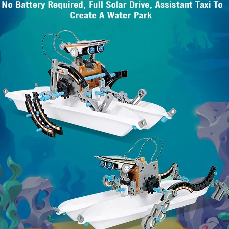 Solar Robot Kits High-Tech Science Toys for Boys and Girls Intellectual 12 In 1 Development Diye Ducational Kids | Игрушки и хобби