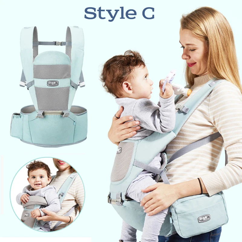 Дышащий эргономичный рюкзак-кенгуру для переноски ребенка переноска-кенгуру