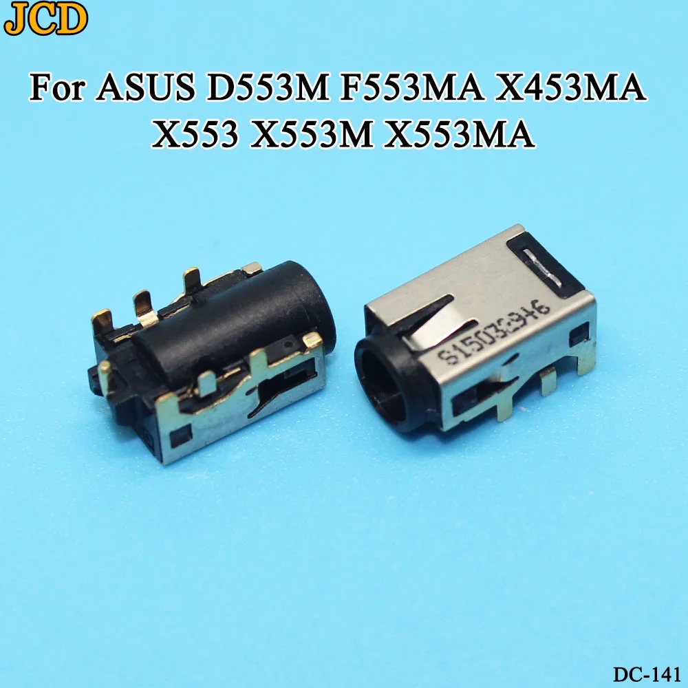 

JCD 1pcs/lot New Laptop DC POWER JACK Socket for ASUS D553M F553MA X453MA X553 X553M X553MA series CHARGING PORT CONNECTOR