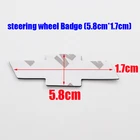 1 шт. 3D новейший металлический значок на рулевое колесо автомобиля с парусом, эмблема, наклейка на рулевое колесо, Стайлинг автомобиля, автомобильная эмблема, аксессуары